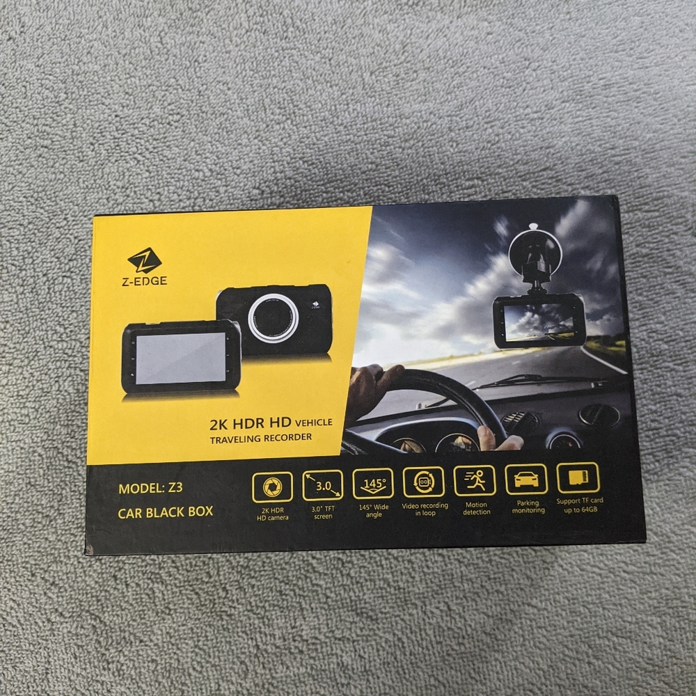 Z-Edge Dash Cam 2K